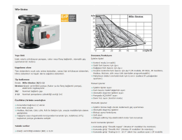 Wilo-Stratos Islak rotorlu sirkülasyon pompası, rakor veya