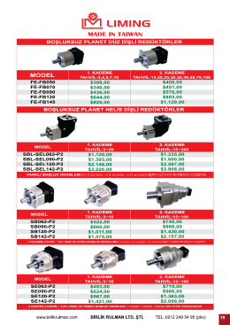 l&acirc; LıMıNG - Birlik Rulman