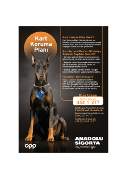 Ka Kart Koruma Planı Nedir?