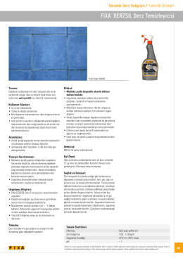 FİXA&reg; DERZSİL Derz Temizleyicisi