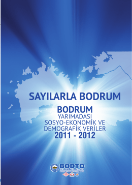 Sayılarla Bodrum 2011-2012 - Bodrum Ticaret Odası (BODTO)