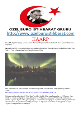 HAARP: High Frequency Active Auroral Research Program