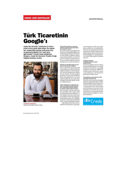 T&uuml;rk Ticaretinin Google`ı