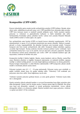Kompozitler (CIPP-GRP)
