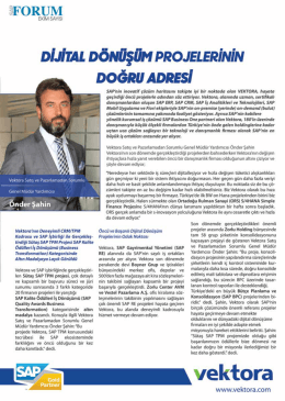 oldm Dönüşüvı PROJELERlNlN