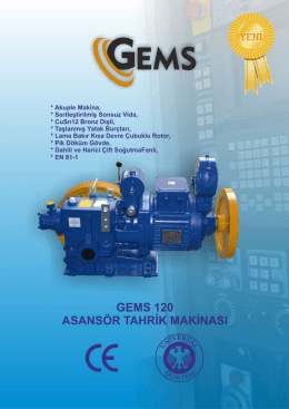 * Akuple Makina, * Sertleştirilmiş Sonsuz Vida, * CuSn12 Bronz Dişli