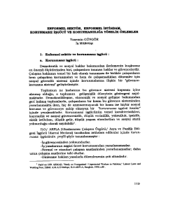 Enformel Sekt&ouml;r,Ermormel İstihdam ,Korunmasız İşg&uuml;c&uuml;