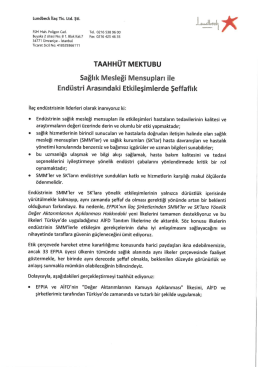 TAAHH&Uuml;T MEKTUBU