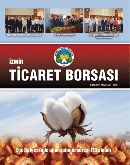 KAPAK ilanlar - İzmir Ticaret Borsası
