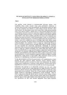 Ali Ettehadi Do&ccedil;.Dr. G&uuml;rşat Altun Modelling Wellbore Hydraulics