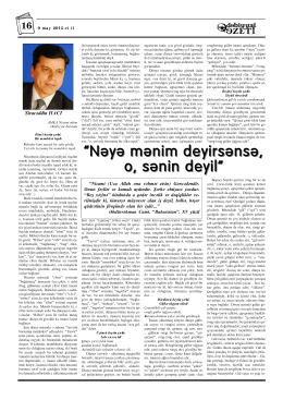 16-dan 31-ə qədər olan Səhifələri Y&uuml;klə
