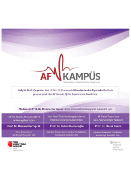AF KAMP&Uuml;S - T&uuml;rk Kardiyoloji Derneği