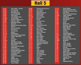 2015 Fuar Katılımcı Listesi ( PDF )