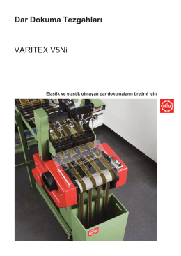 Dar Dokuma Tezgahlar` VARITEX V5Ni