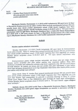HATAY BÜYÜKŞEHİR - Antakya Belediyesi