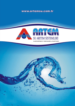 katalog - Artem Su Arıtım Sistemleri Ltd. | Çorluda Su Arıtma Sistemleri