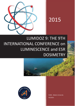 LUMIDOZ 9: THE 9TH INTERNATIONAL CONFERENCE on