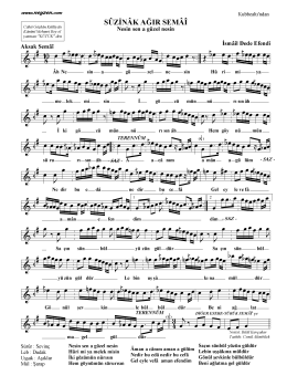 sUzİNAK AĞIR sEMAI