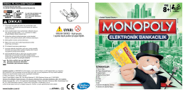 OYUNLAR – Monopoly Elektronik Bankacılık Instructions