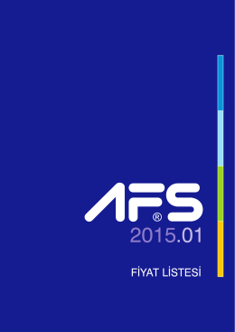 AFS Fiyat Listesi