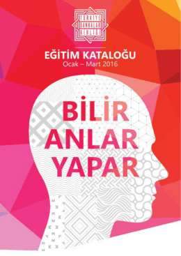 2015 Eğitim Yılı Ocak – Mart 2016 Dönemi ve Seminerler Hakkında