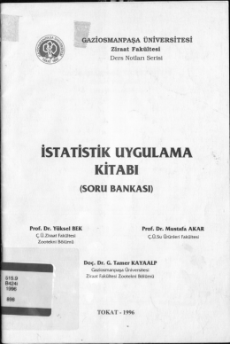 View/Open - Gaziosmanpaşa Üniversitesi