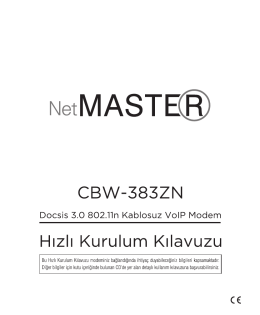CBW-383ZN Hızlı Kurulum Kılavuzu-AS_BASKI.cdr