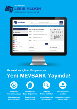 MEVBANK FOY A4 - Lebib Yalkın Yayımları