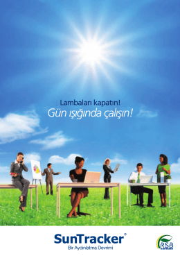 SunTracker pdf broş&uuml;r&uuml;