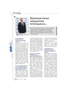 T - Anadolu Bilişim Hizmetleri