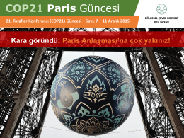 COP21 Paris Güncesi