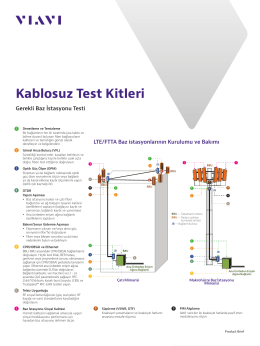 Kablosuz Test Kitleri - Viavi Solutions Inc.