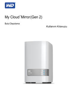 My Cloud Mirror Hızlı Kullanma Kılavuzu