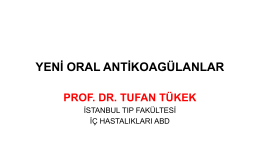 Prof. Dr. Tufan Tükek