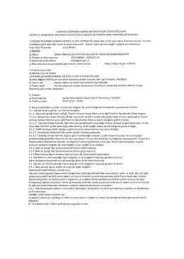 2 KısıMDA G&Uuml;VENLİK KAMERA sisTEMİ vE KAPI