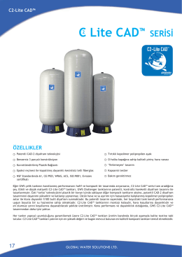 C Lite CAD™ SERİSİ - Global Water Solutions