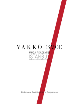 broşür indir - Vakko Esmod