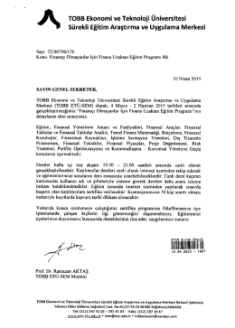 TOBB Ekonomi ve Teknoloji Üniversitesi