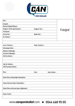 Fotoğraf - Can Spor Okulları