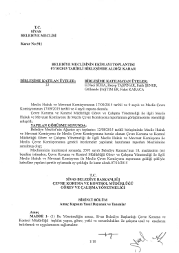 &Ccedil;evre Koruma ve Kontrol M&uuml;d&uuml;rl&uuml;ğ&uuml; G&ouml;rev ve