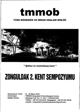 Zonguldak 2.Kent Sempozyumu