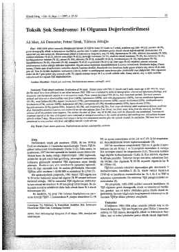 Full Text  - Klimik Dergisi