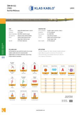 &iacute;&rsaquo; KLAS KABLO&reg; LIHCH