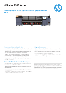 HP Latex 3500 Yazıcı
