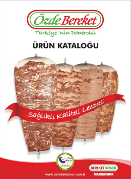 ÜRÜN KATALOĞU - Bereket Döner