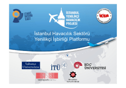 Dünyada ve Türkiye`de Sivil Havacılık Sektörü