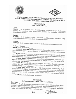 Avanos Belediyesi &ndash; TSE arasında Asans&ouml;rlerin İşletme Ruhsatı