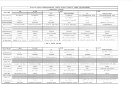 ı. YAZILI SINAV TAKVİMİ