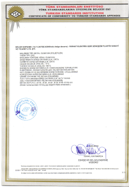 TSE SIRA 3 - ferhatelektrik.com.tr