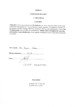 FİZİK ıı